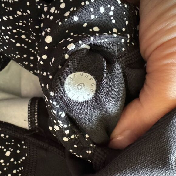 Lululemon Wunder Under Hi-Rise 7/8 Tight in Black White Colorblock - Picture 10 of 12